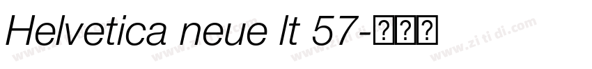 Helvetica neue lt 57字体转换